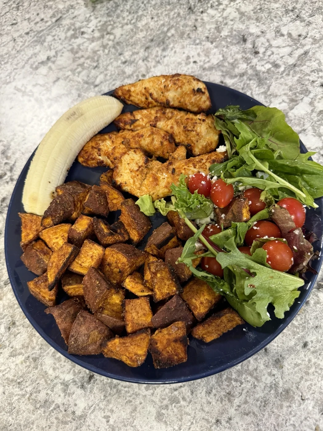 Crispy Chicken & Sweet Potato Harvest Plate